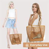 Large-capacity Beach Bag for Women Lightweight Portable Shoulder Tote