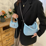 Rhinestone Shoulder Hand Bag Evening Party Purse Clutch Chain Sling Bag