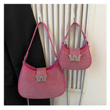 Rhinestone Shoulder Hand Bag Evening Party Purse Clutch Chain Sling Bag