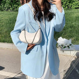 Moon Shap Small Leather Shoulder Bag Women Handbag