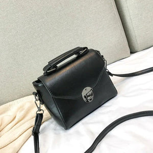 Vintage Casual small Leather Handbag for Women