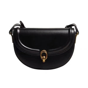 Women's PU Leather Shoulder Bag Saddle Crossbody Purse