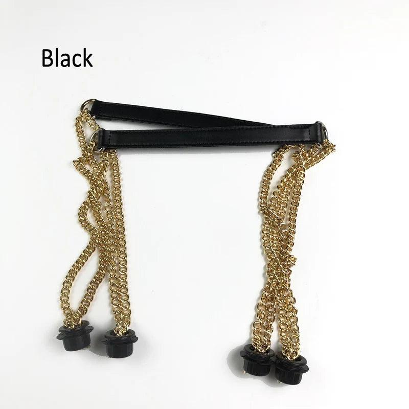 Aluminum Superfiber Leather Flat Handles for O Bag Classic Mini