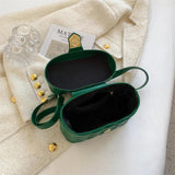 Quilted Box Handbag Vintage Clutch Purse High Leather Top Handle