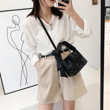 Green Retro Women Shoulder Bag Soft Leather Single Shoulder Purse Crossbody Bag