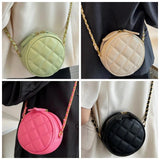 Round Crossbody Bags for Women Purses Mini Shoulder Bags Hand Bags