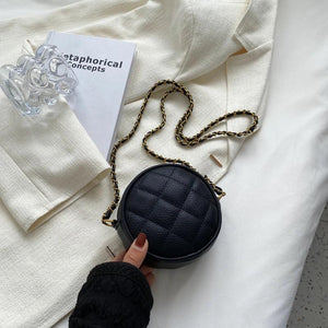 Round Crossbody Bags for Women Purses Mini Shoulder Bags Hand Bags