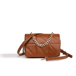 Women Mini Shoulder Bag Satchel Style Nylon Small Crossbody Bags Chain Clutch