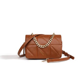 Women Mini Shoulder Bag Satchel Style Nylon Small Crossbody Bags Chain Clutch