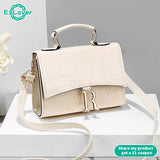 Stone Pattern Shoulder Crossbody Bag for Women Top-handle Bag