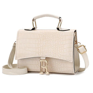 Stone Pattern Shoulder Crossbody Bag for Women Top-handle Bag