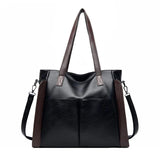 Leather Shoulder Bag Women Large Capacity Tote Handbag and Purse