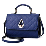 Retro Women Handbag Crossbody Messenger Bag PU Leather Female Flap Shoulder Bag