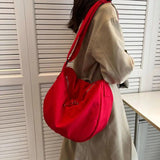 Japanese Style Canvas Crossbody Bag with Japanese Floral Design