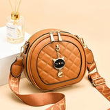 Network Red One-shoulder Cross-body Small Round Bag Female