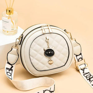 Network Red One-shoulder Cross-body Small Round Bag Female