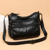 Soft Leather Shoulder Bag Crossbody Messenger Bag for Women