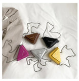Triangle Mini Chain Shoulder Bag for Women Purses and Handbags Small Crossbody B