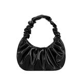 Summer Pleated Handlebags PU Cloud Bags for Women