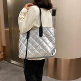 Winter Shoulder Bags For Women High Capacity Tote Bag