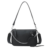 Retro Pu Leather Women Messenger Bag with Purse