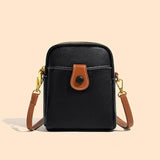 Fashionable Large Capacity PU Leather Shoulder Bag
