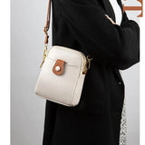 Fashionable Large Capacity PU Leather Shoulder Bag