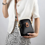 Fashionable Large Capacity PU Leather Shoulder Bag