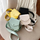 Summer Shoulder Crossbody Bag Ladies Handbags Solid PU Leather