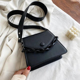 Summer Shoulder Crossbody Bag Ladies Handbags Solid PU Leather