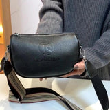 Vintage Leather Sling Saddle Handbag for Women Tote Shoulder Bag