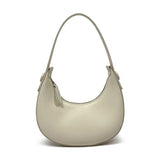 Women Bag Half Moon Leather Shoulder Bags For Women Retro Handbags