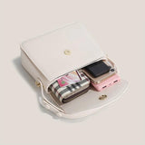 Women Small Square Handbags Leather Clutch Purse Shoulder Crossbody Bags