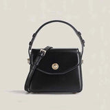 Women Small Square Handbags Leather Clutch Purse Shoulder Crossbody Bags