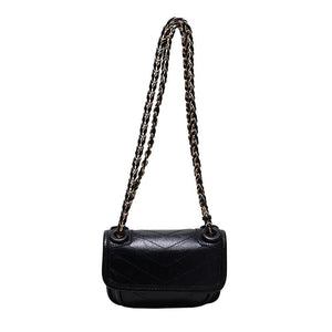 Leather Mini Crossbody Shoulder Bag for Women