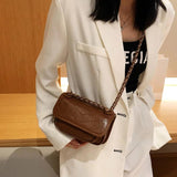 Leather Mini Crossbody Shoulder Bag for Women
