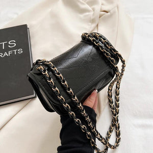 Leather Mini Crossbody Shoulder Bag for Women