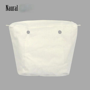 Mini Obag Canvas Insert Zipper Pocket