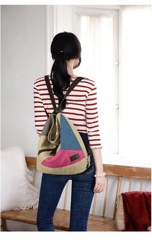 Canvas Shoulder Bags Female Crossbody Bags for Women Ladies Handbag