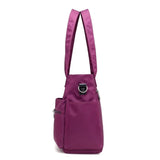 Large Capacity Waterproof Nylon Shoulder Bag for Women