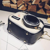 Retro Chains Camera Shape Crossbody Bag for Girls