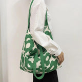 Large Capacity Flower Tote Bag for Daily Work
