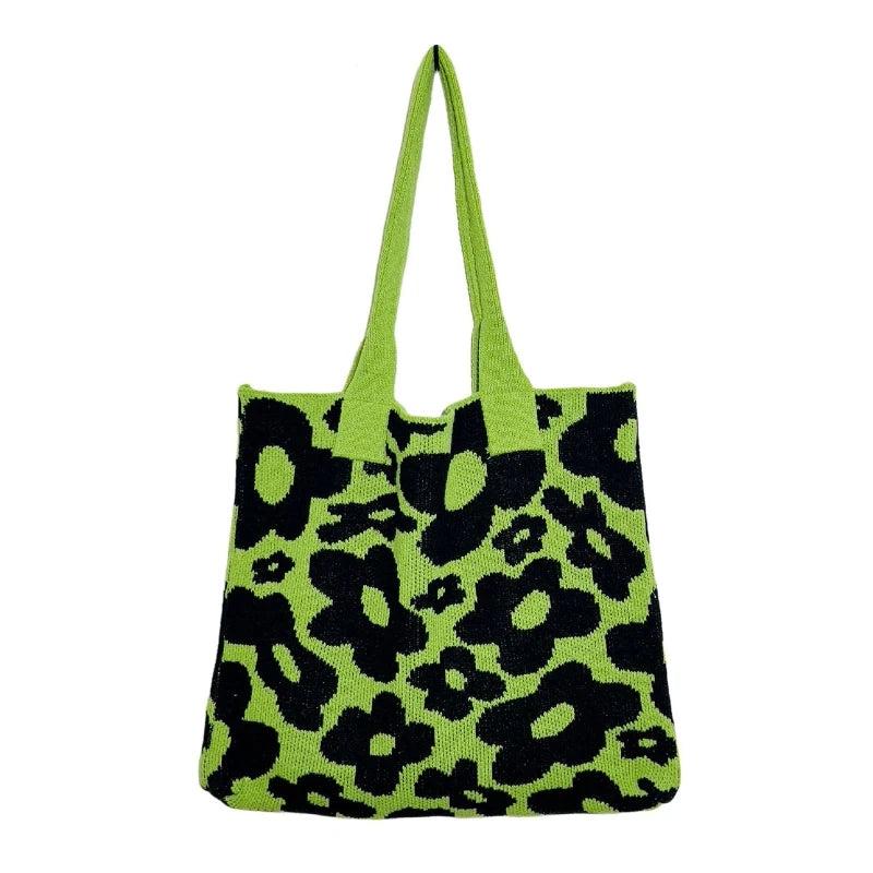 Large Capacity Flower Tote Bag for Daily Work