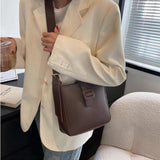 Casual Crossbody Bag Soft Leather Tote Shoulder Satchel Woman Totes