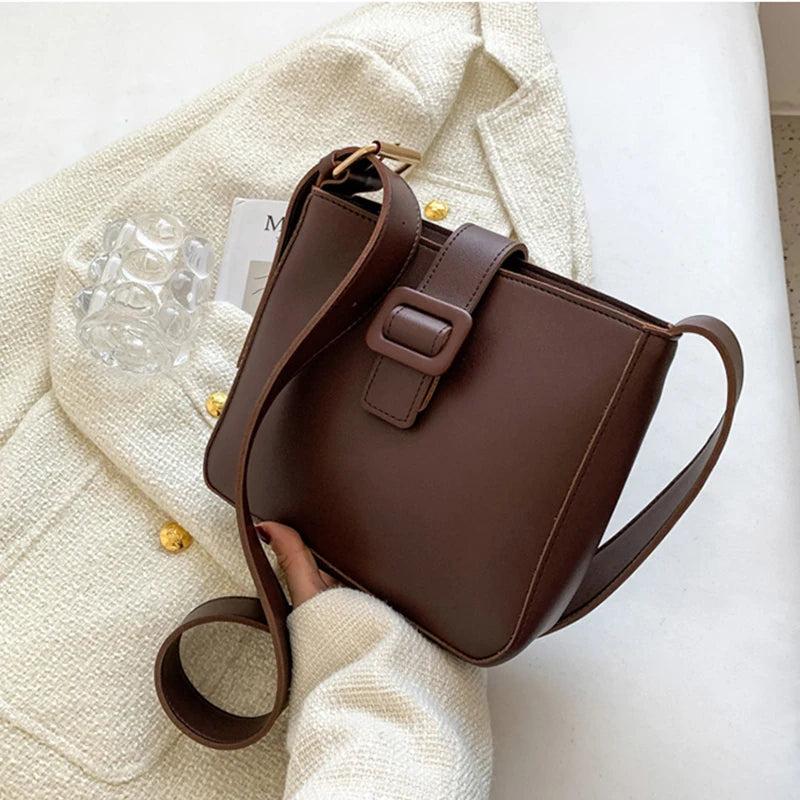 Casual Crossbody Bag Soft Leather Tote Shoulder Satchel Woman Totes