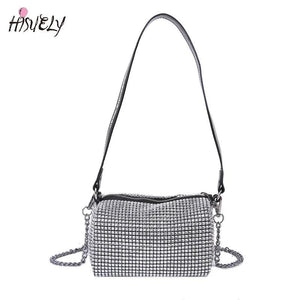 Rhinestone Evening Bag Shoulder Handbags Wedding Party Totes