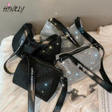 Rhinestone Evening Bag Shoulder Handbags Wedding Party Totes