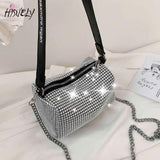 Rhinestone Evening Bag Shoulder Handbags Wedding Party Totes