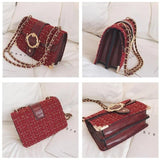 Woolen Crossbody Bags for Women Handbags Famous Bolsa Feminina Shoulder Bag