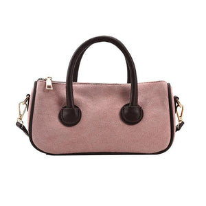 Classic Barrel Clutch Purse Crossbody Shoulder Bag for Women